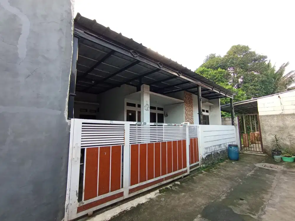 Rumah SHM Hadap Selatan 17 Mnt ke Stasiun Citayam Siap KPR J-34670