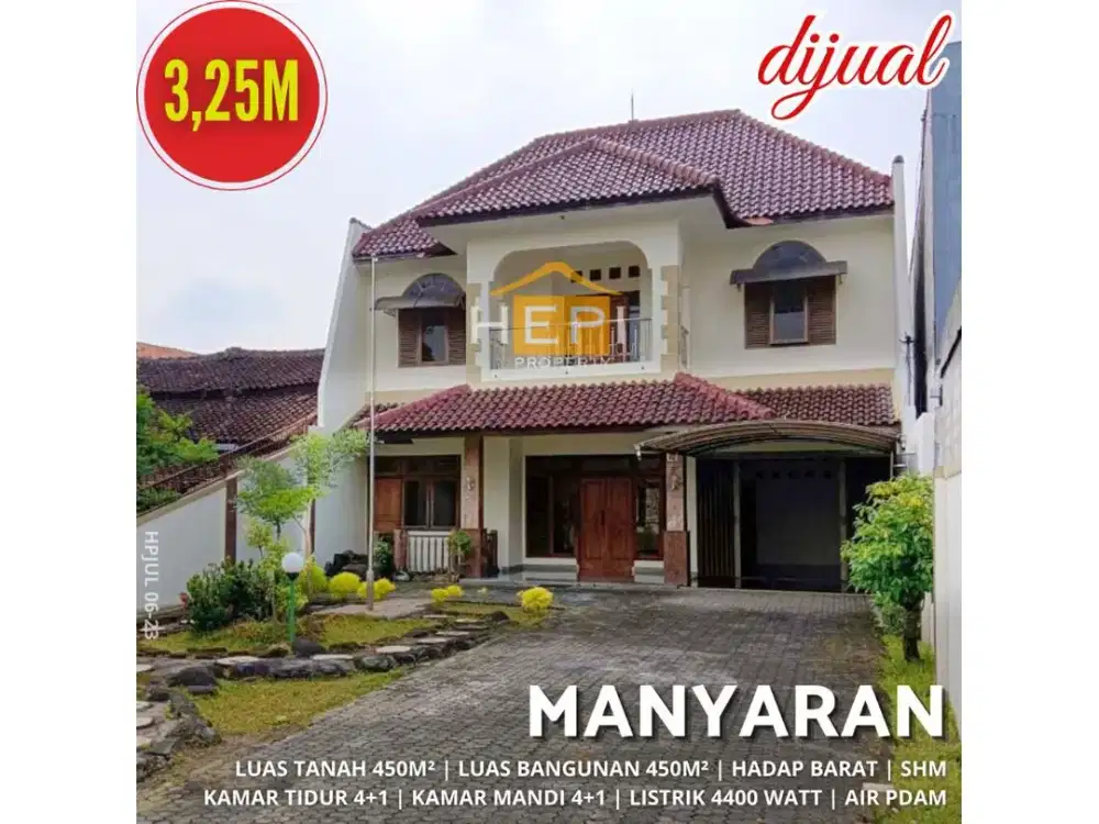 Dijual Rumah di Manyaran Semarang Barat
