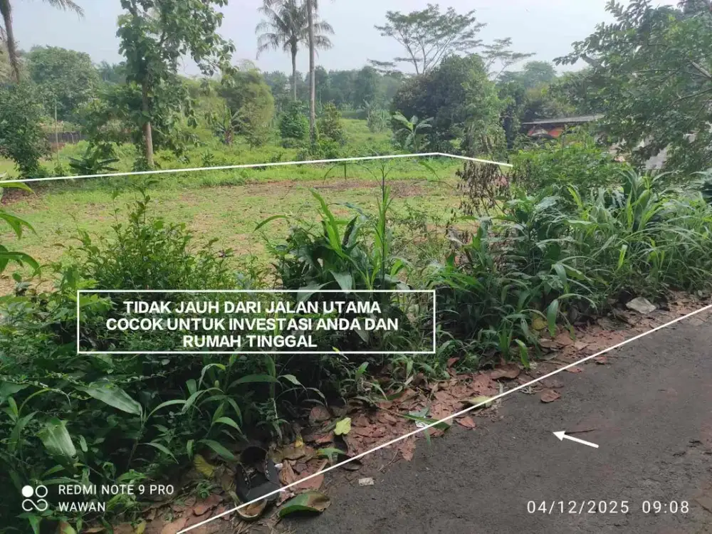 TANAH MURAH DAN STRATEGIS DI TELAGA KAHURIPAN PARUNG BOGOR