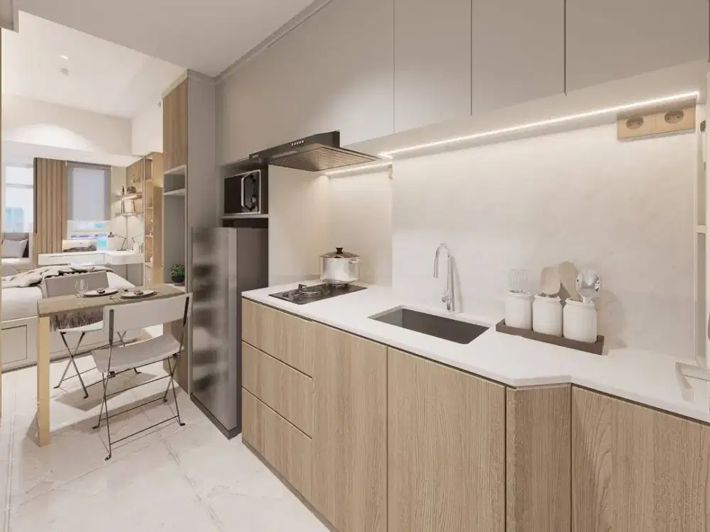 DISEWAKAN APARTEMEN EASTCOAST MANSION TOWER BELLA LANTAI 28 - BARU GRESS - FULL FURNISHED