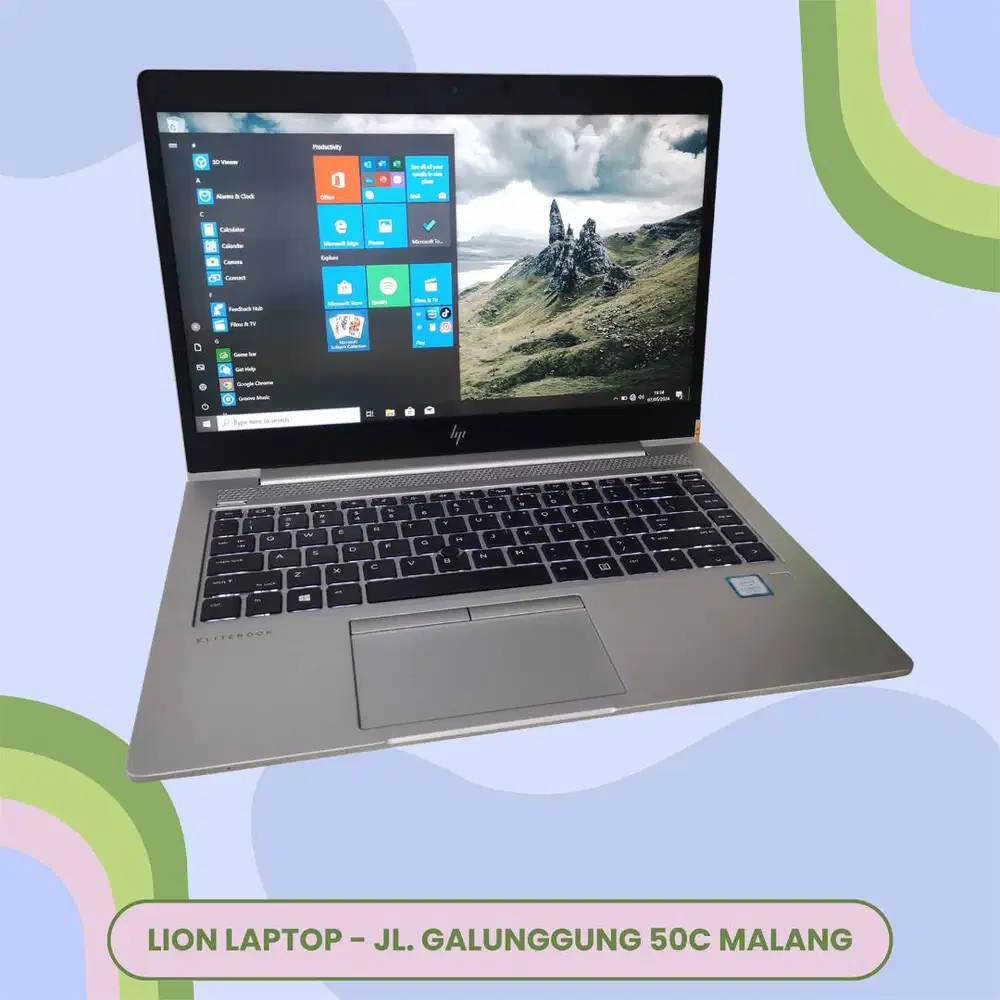 Core i5 Gen 8 RAM 8GB SSD 256GB HP Elitebook 840 G5 [04|12]