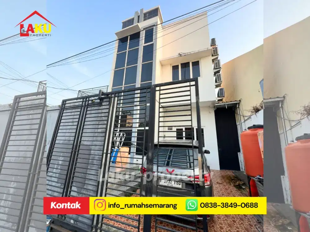 BIG SALE!! Rumah Besar 3 Lantai, SHM, Lokasi Strategis Semarang Utara