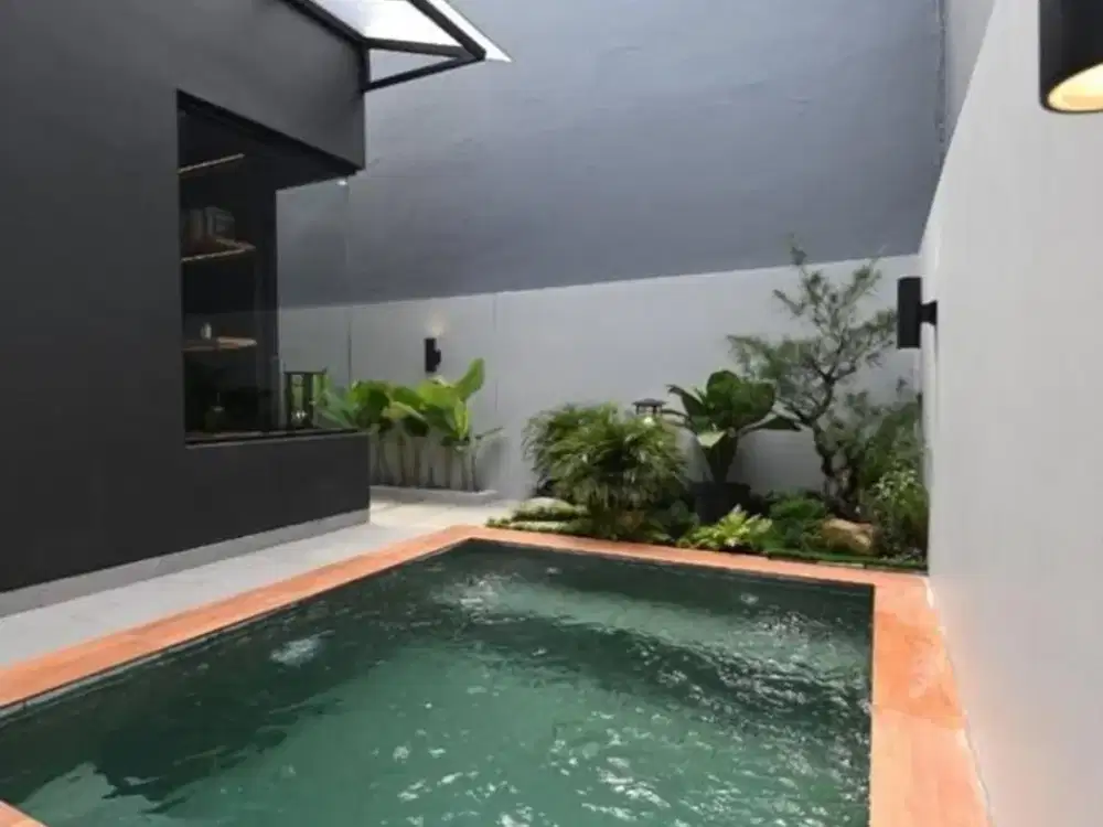 HIDUP BERKELAS DI BSD! RUMAH MODERN KONTEMPORER FULL FURNISH + KOLAM RENANG PRIBADI