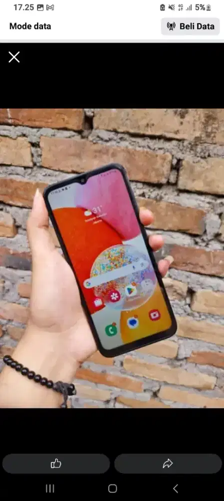 Jual samsung a14 ram 6/128 baru di pke 3 hr