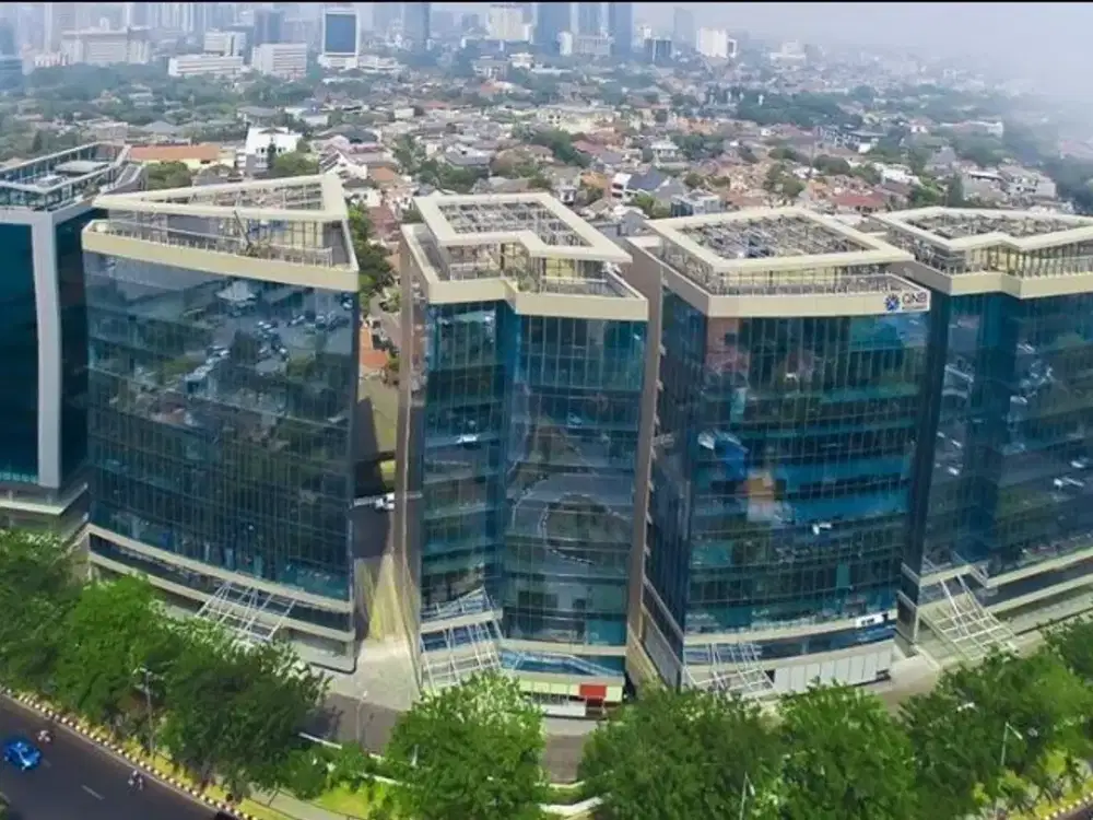 Sewa ruang kantor di 18 parc place area SCBD Sudirman, Jakarta Selatan.