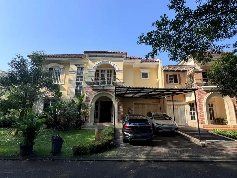 Dijual Rumah 2 Lantai Ada Taman Cluster Monte Carlo The Green BSD