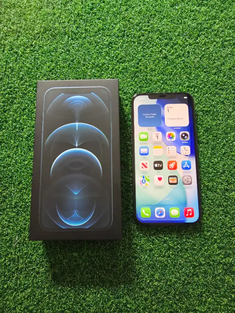IPhone 12 Pro Max 128gb IBox Lengkap Mulus Normal