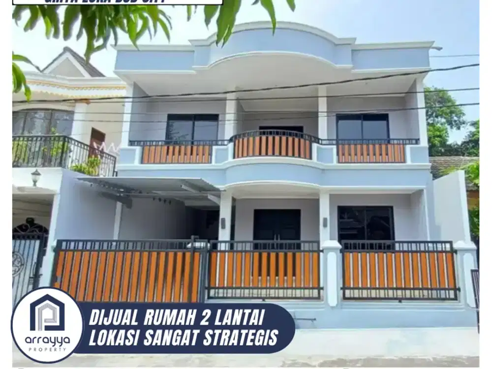 RUANG TANPA BATAS DI GRIYA LOKA BSD! RUMAH FULL TINGKAT LOKASI STRATEGIS  .HRB131.