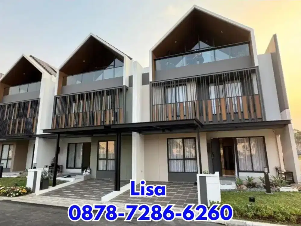 Tersisa 1 dr puluhan unit rumah 1Man Gading Serpong Leonora Summarecon