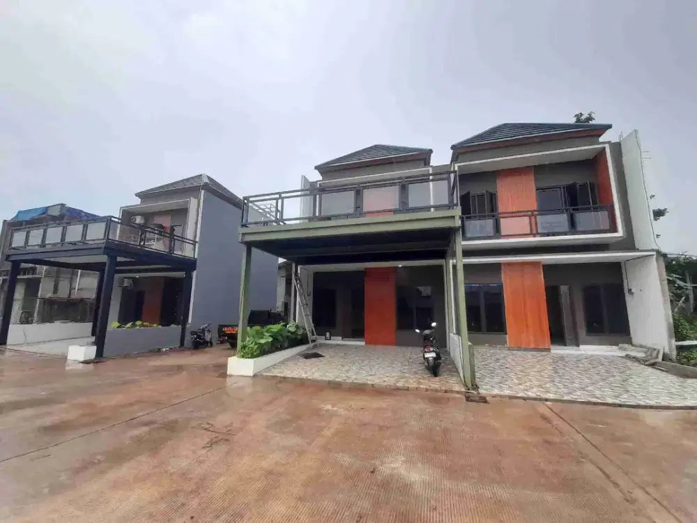 Hunian exclusive mewah 2lantai super strategis dekat pintu Tol Jatiwarna