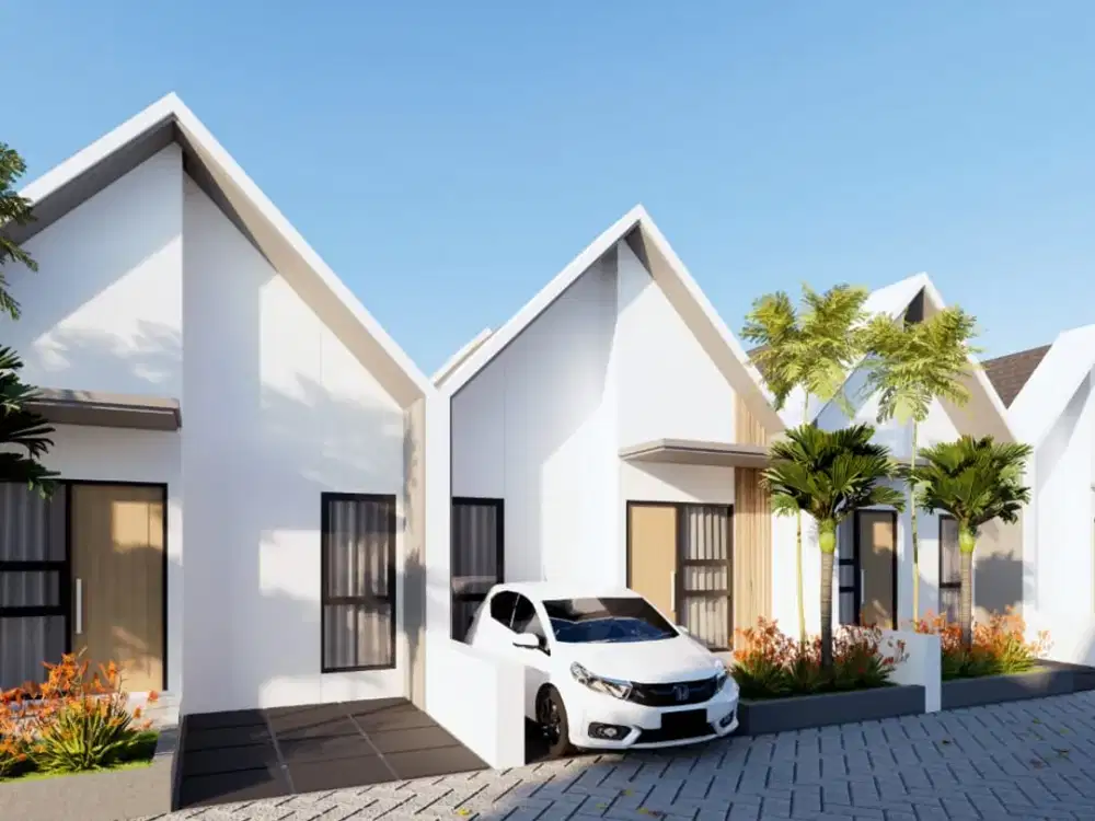 RUMAH MODERN GRATIS SEMUA BIAYA DI MOYUDAN