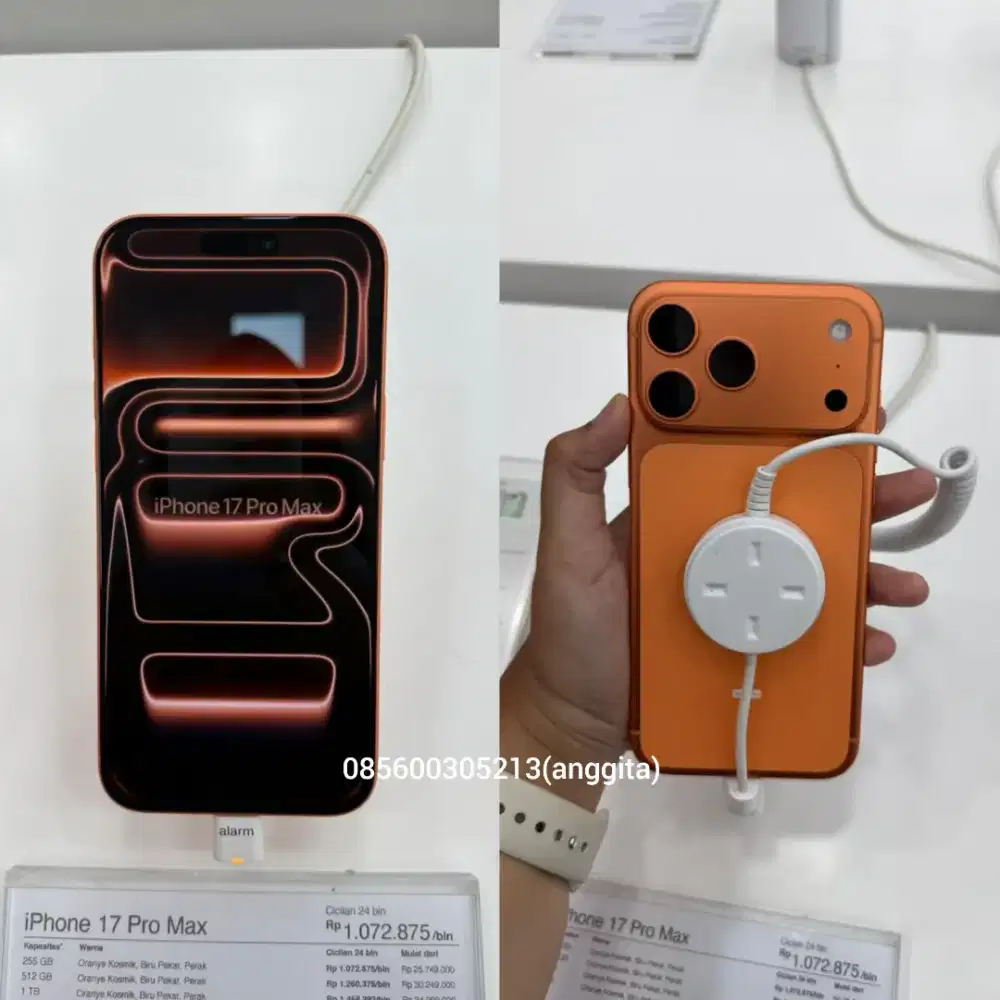 Promo IPhone 17 pro max 256 GB Bunga 0% Fre 2x cicilan