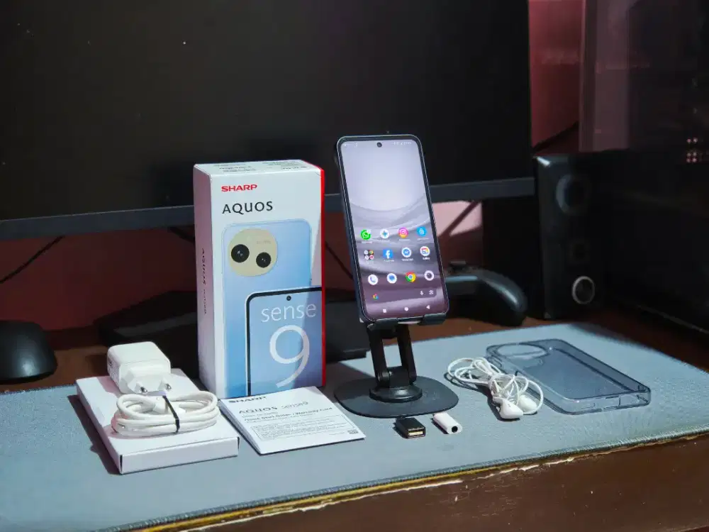 Sharp Aquos Sense 9 8/256 fullset like new resmi !!!