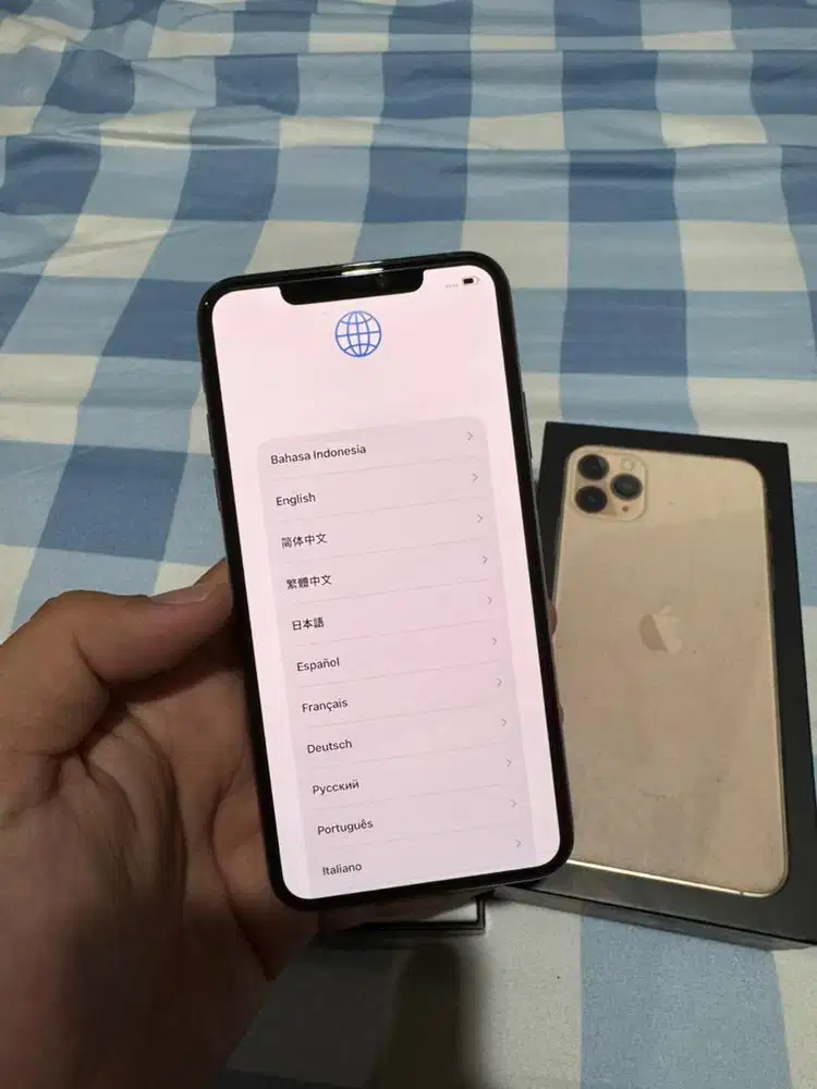 IPhone 11 Pro Max 256GB Gold Resmi IBox