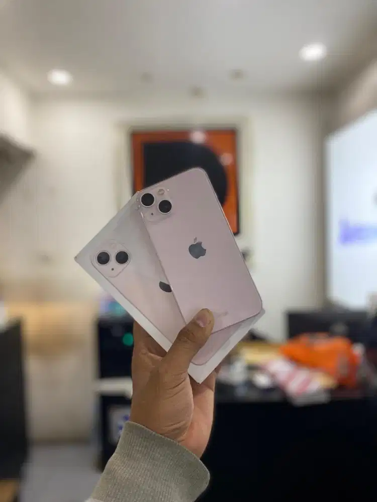 iPhone 13 128gb iBox Resmi Pink Fullset