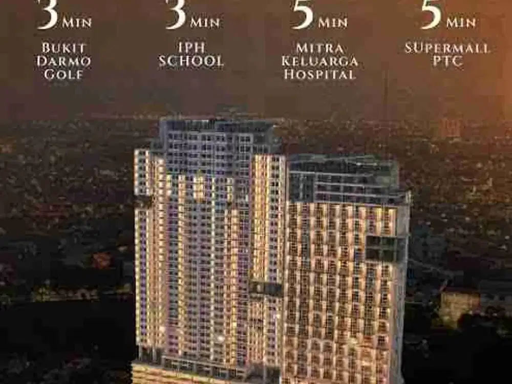 Jual unit 3BR Apartemen Avenue 88, Surabaya