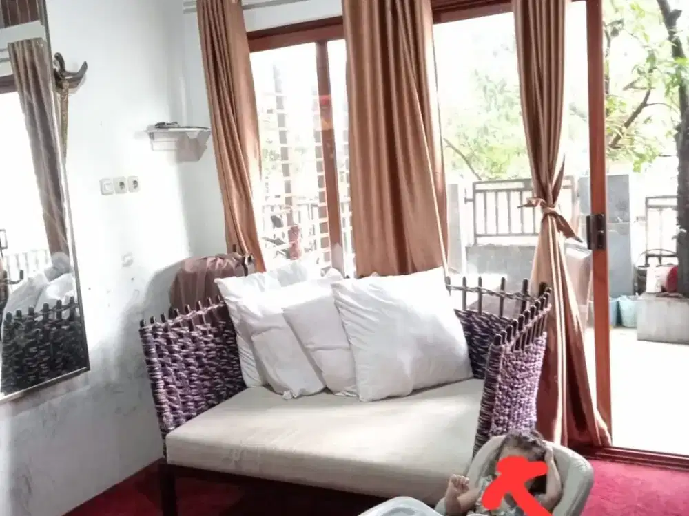 DIJUAL RUMAH VILLA MUTIARA SERPONG TAHAP 2 POSISI HOOK SEBELAH MESJID ALMUHAJIRIN DAN TK NURHIDAYAH