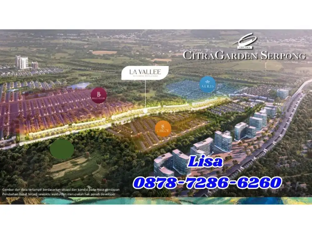 Citra Garden Serpong Cisauk - Ruko perdana kawasan future development.