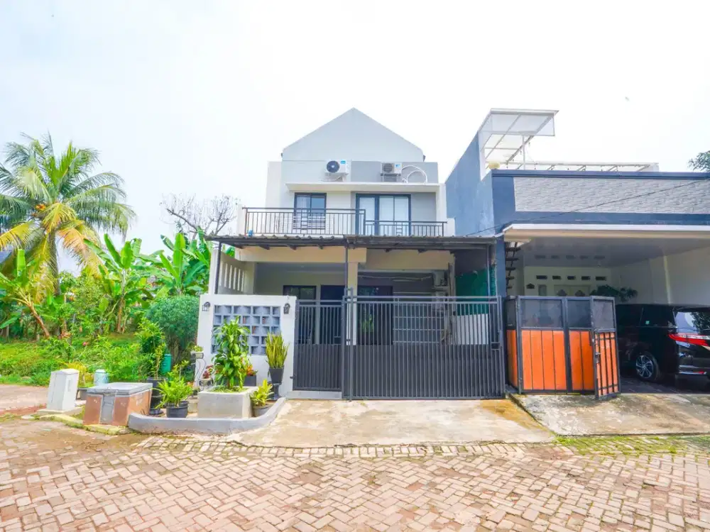 Rumah 2 Lantai 15 Menit ke Gerbang Tol Serpong 2 Hadap Timur J-30442