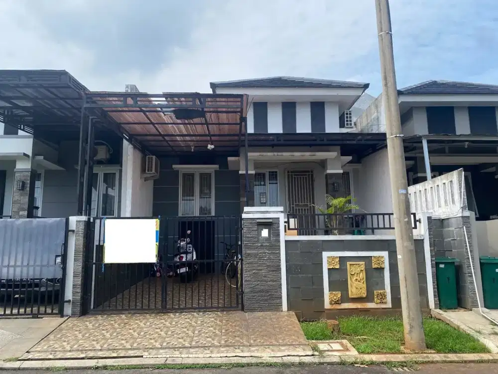 Rumah LT 112 SHM 15 Mnt ke Living World Kota Wisata Siap KPR J-34636