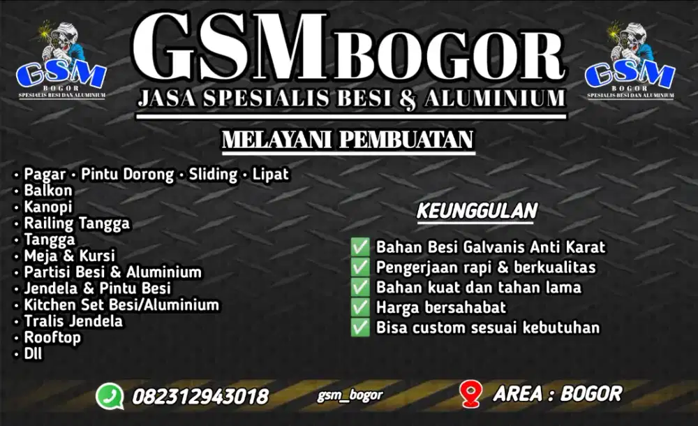 Jasa Pembuatan Pagar dan aluminium