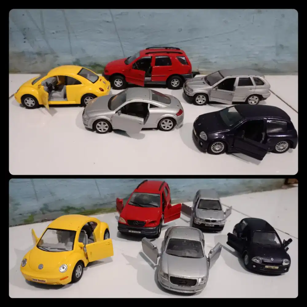 Mainan diecast miniatur mobil