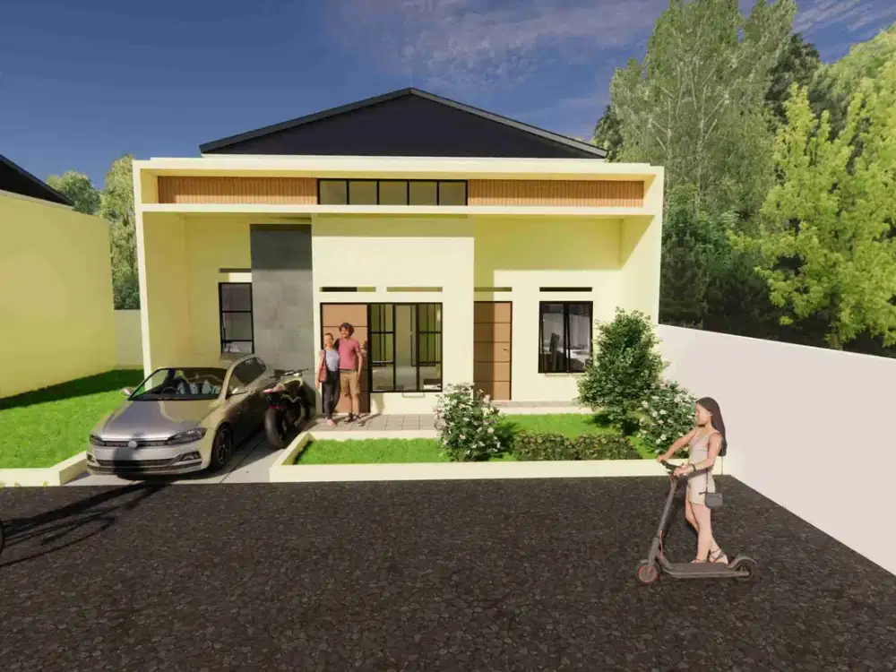 Rumah dijual cepat harga terjangkau dekat pintu tol, akses mobil bebas Banjir