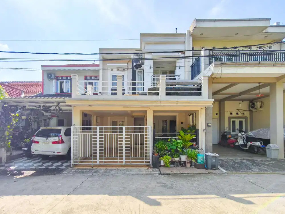 Rumah 5 Kamar Tidur SHM 9 Mnt ke Stasiun Depok Baru Siap KPR J-34068
