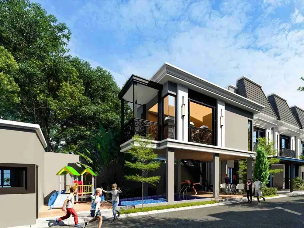 jual rumah Townhouse pinggir jalan raya cipayung jakarta timur