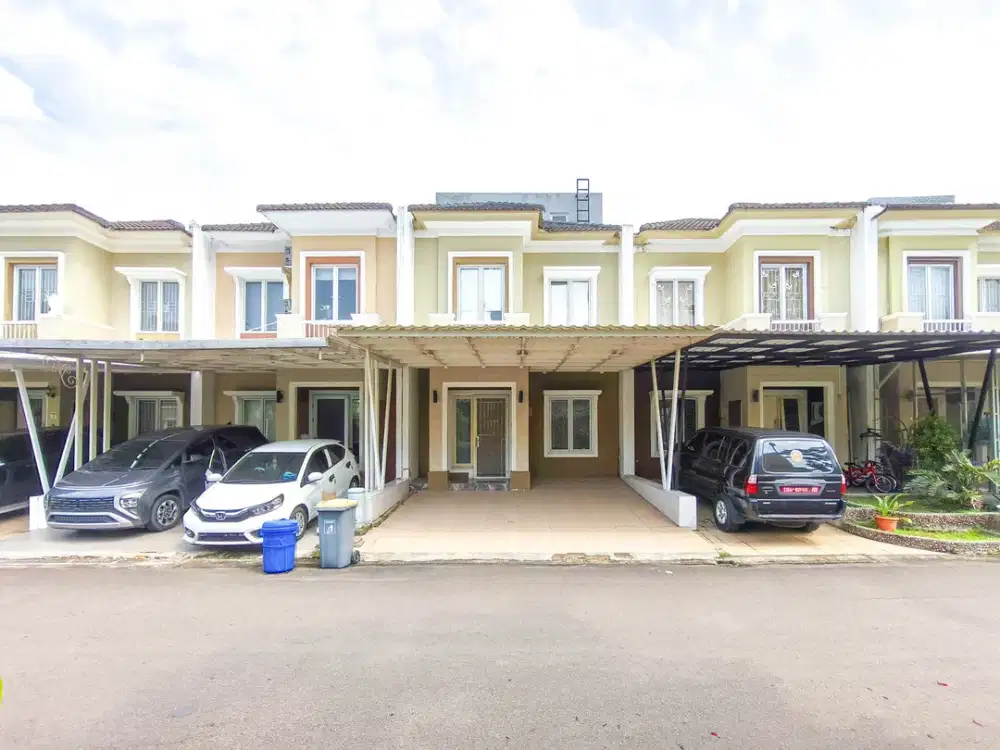Rumah 2 Carport 8 Menit ke Summarecon Mall Serpong Dibantu KPR J-35110