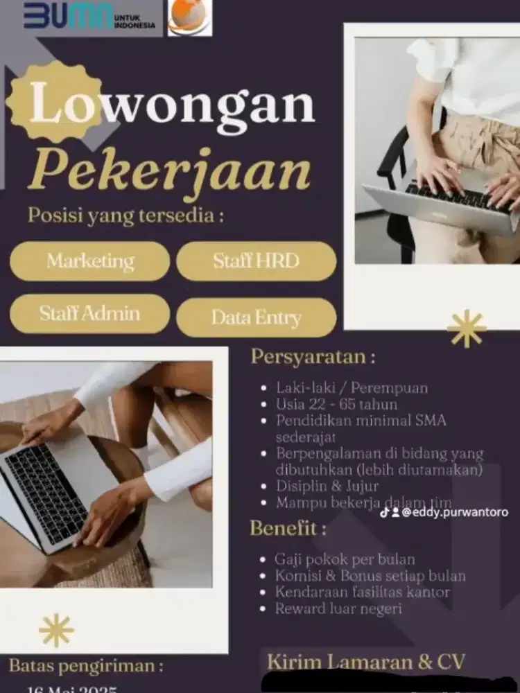 Lowongan kerja kantor