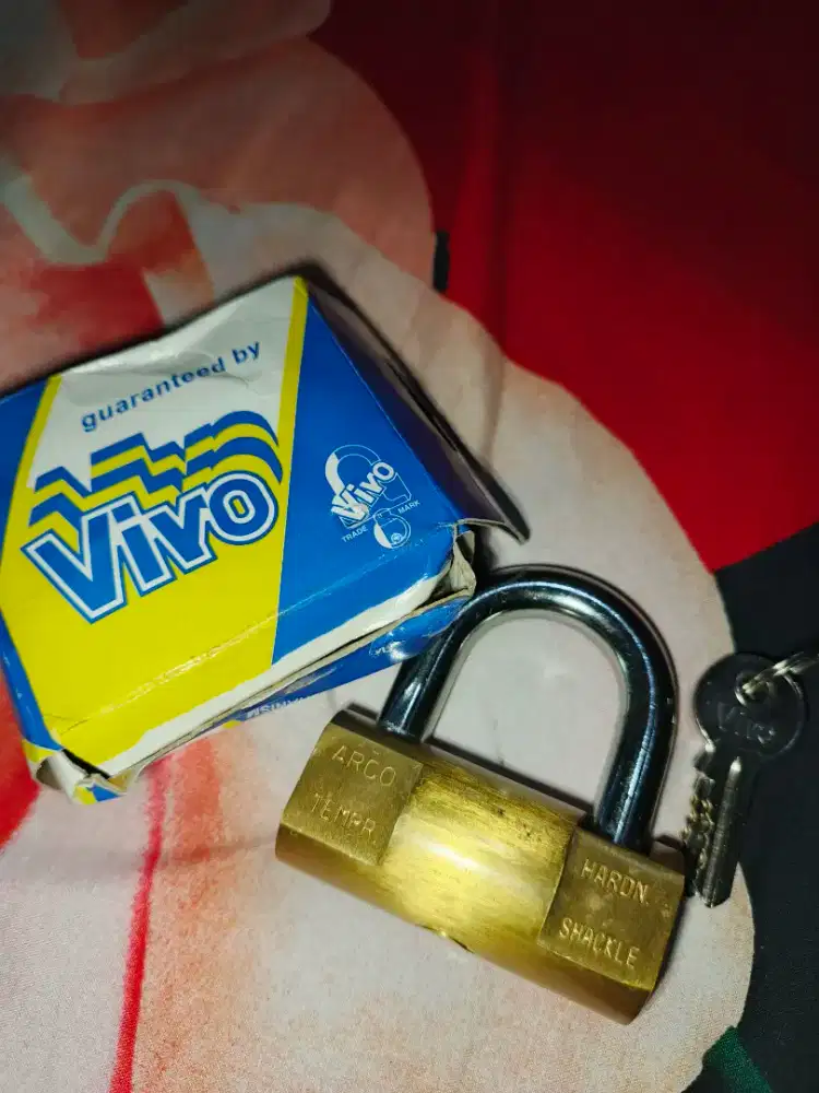 gembok viro kuningan asli 70