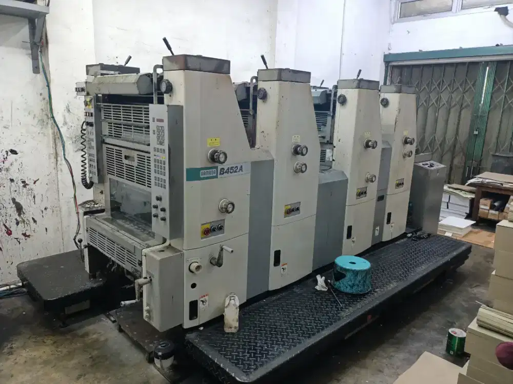 Jual Mesin Cetak Hamada 4 Warna Siap Pakai