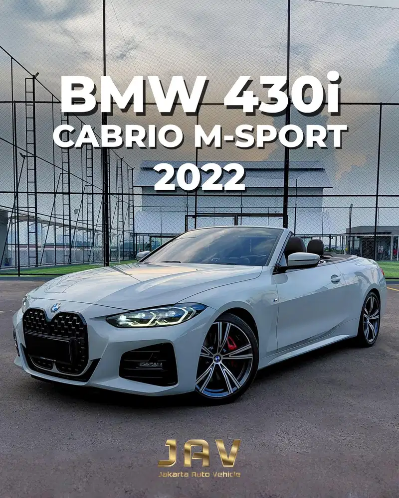 BMW 430i Convertible 2022 Msport / Low KM / Full Spec