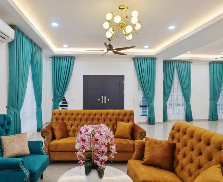 Jual Tirai Gorden Jendela Gordyn Mewah Hordeng Terbaru Murah