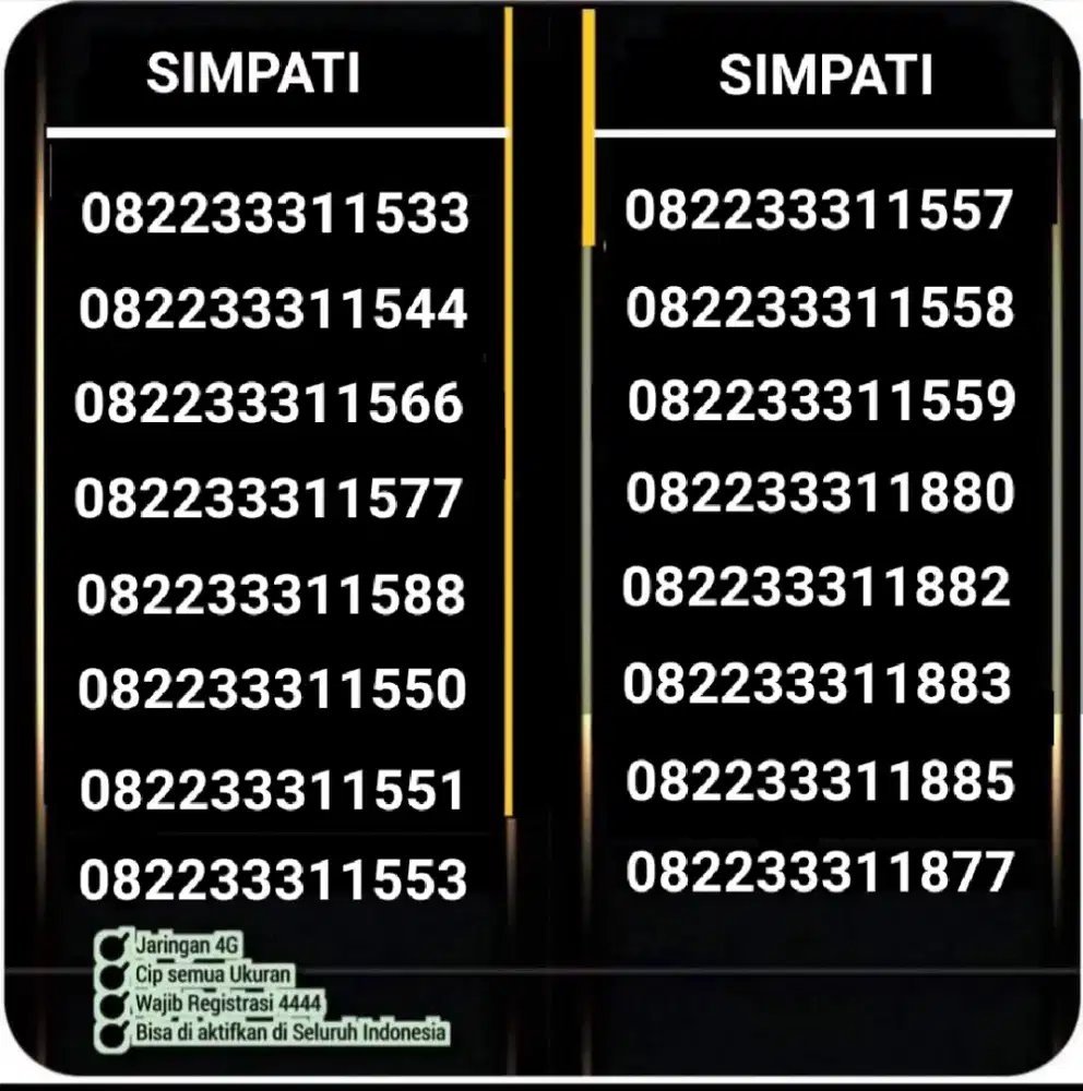 Perdana Telkomsel rapi