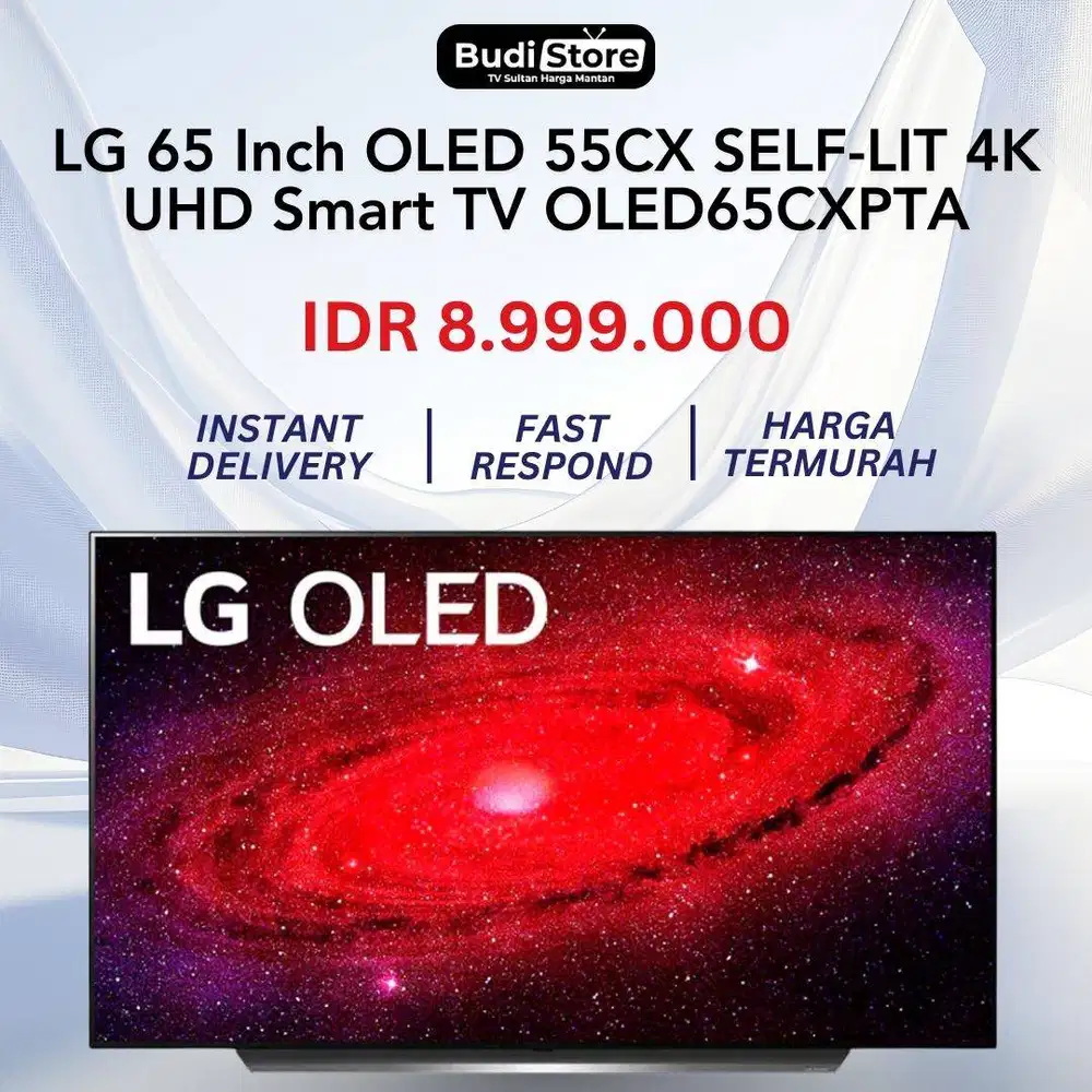 LG 65 Inch OLED 55CX SELF-LIT 4K UHD Smart TV Dolby Vision Atmos OLED6