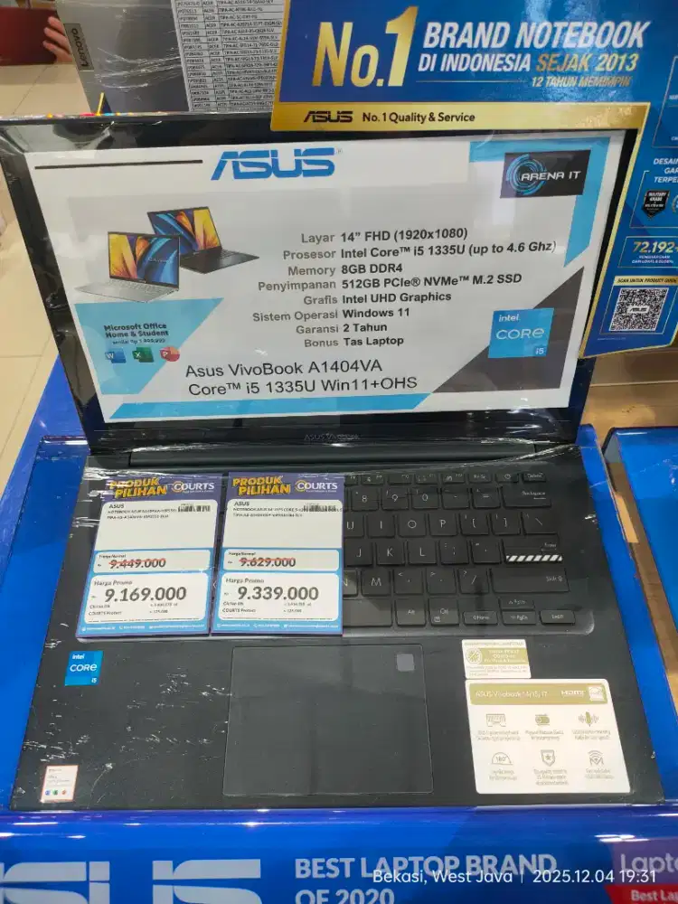 ASUS A1404VA-VIPS551 / ACER/HP/LENOVO/MSI/ADVAN/ZYREX
