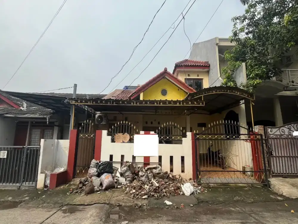 Rumah 2 Lt Bebas Banjir 9 Menit ke Mitra Keluarga Jatiasih J-33183