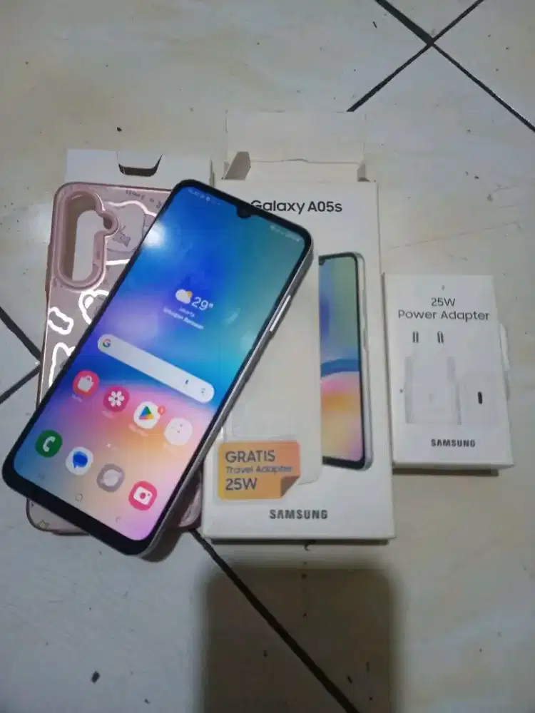 Samsung a05s ram 6/128 fullset nominus pemakaian cewe harian nokendala