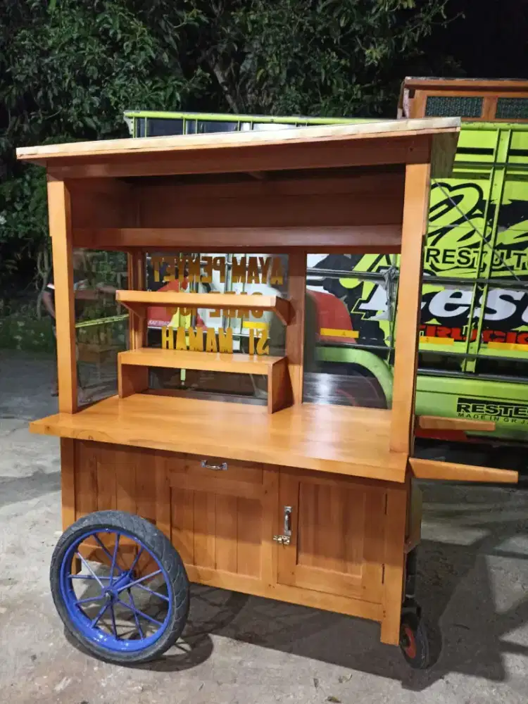 Gerobak Angkringan jg Melayani Pesanan Grobak Bakso Mie Bubur Sate dlL