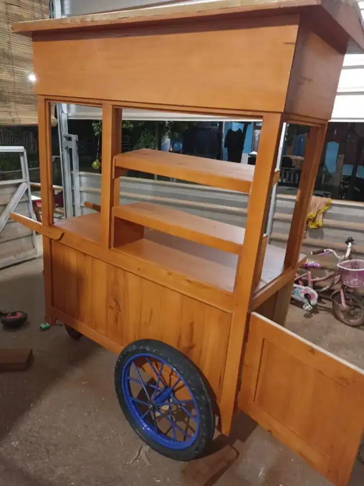 Gerobak Angkringan jg Melayani Pesanan Grobak Bakso Mie Bubur Sate dlL