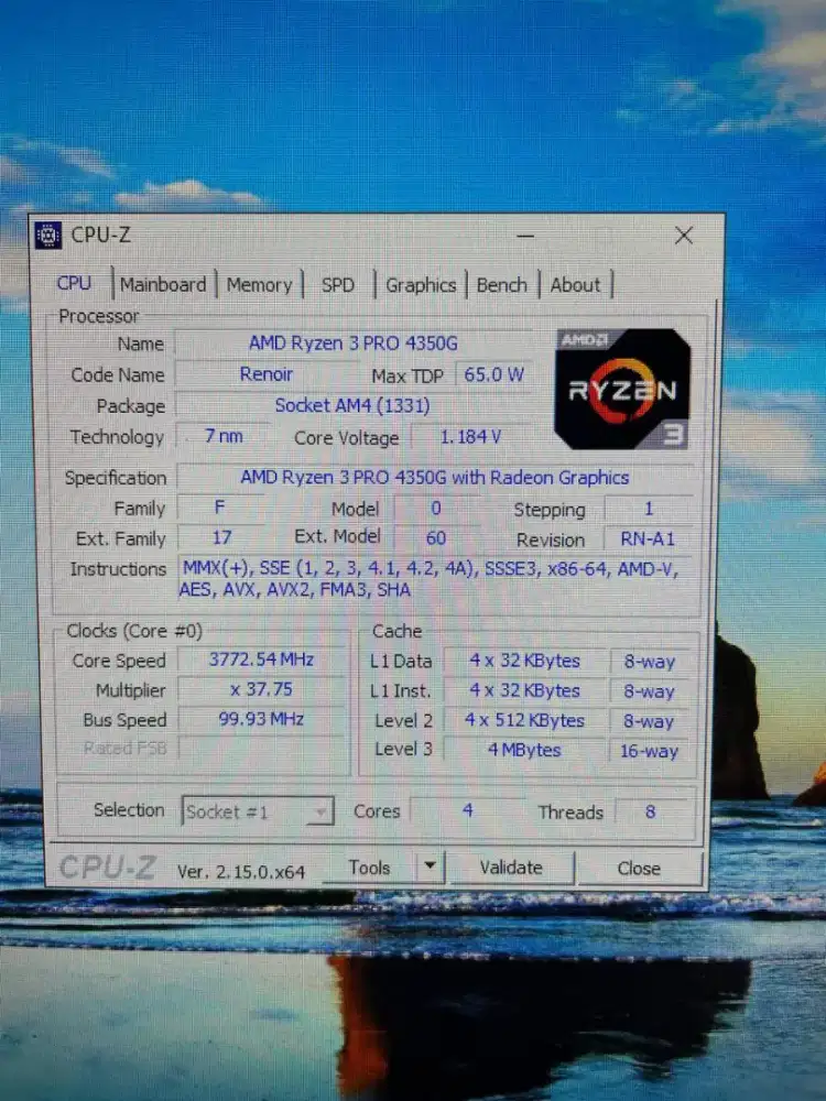 Pc set ryzen 3 4350G