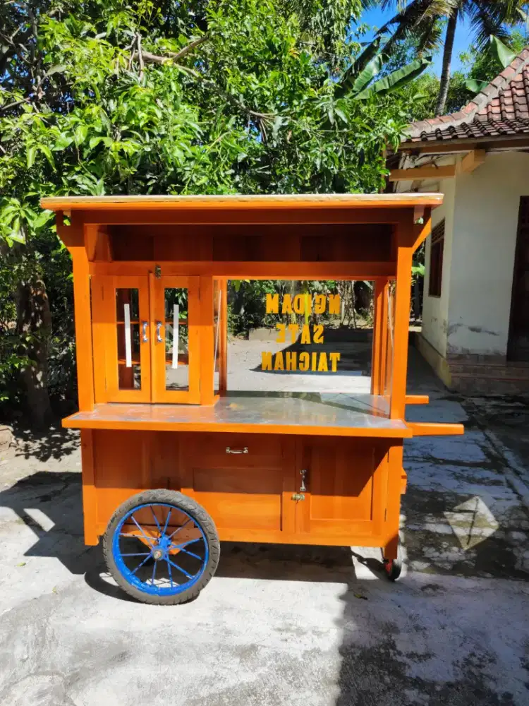 Gerobak Angkringan jg Melayani Pesanan Grobak Bakso Mie Bubur Sate dlL