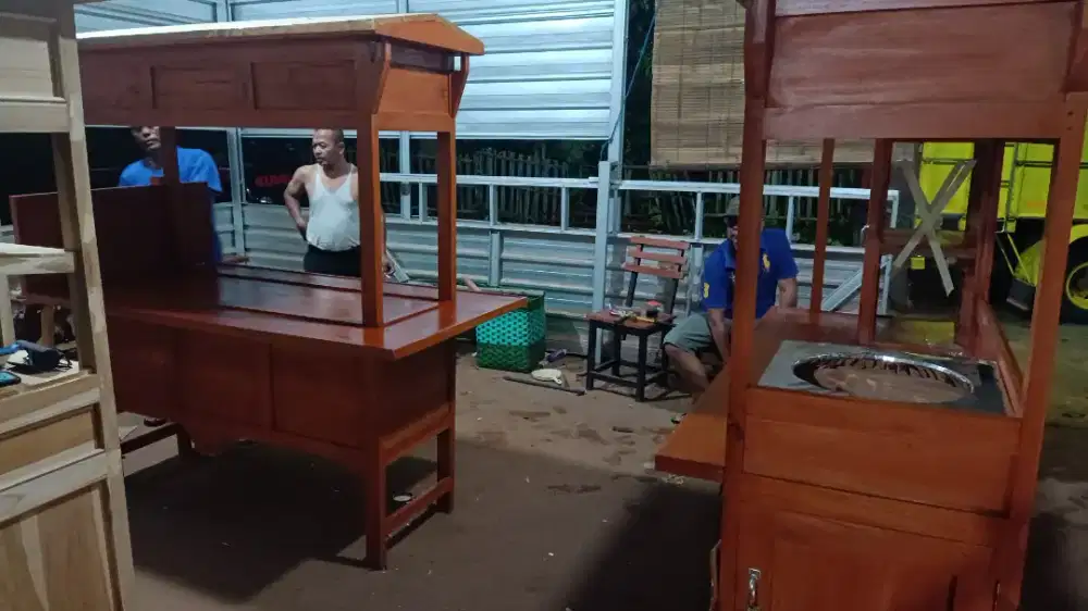 Gerobak Angkringan jg Melayani Pesanan Grobak Bakso Mie Bubur Sate dlL