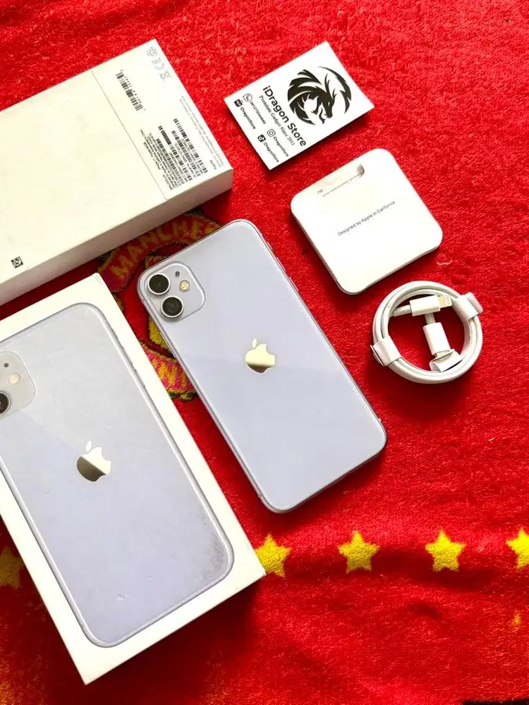 iphone 11 64gb Purple fullset mulus