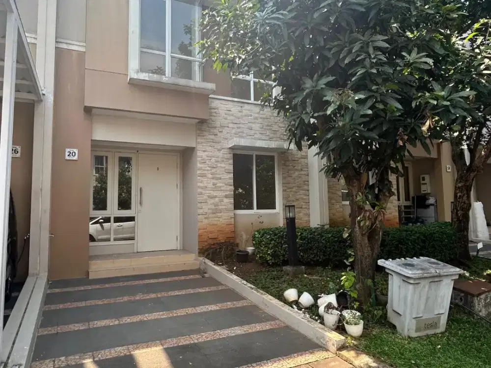 Sewa rumah murah 2 lantai Cluster Tesla Gading Serpong