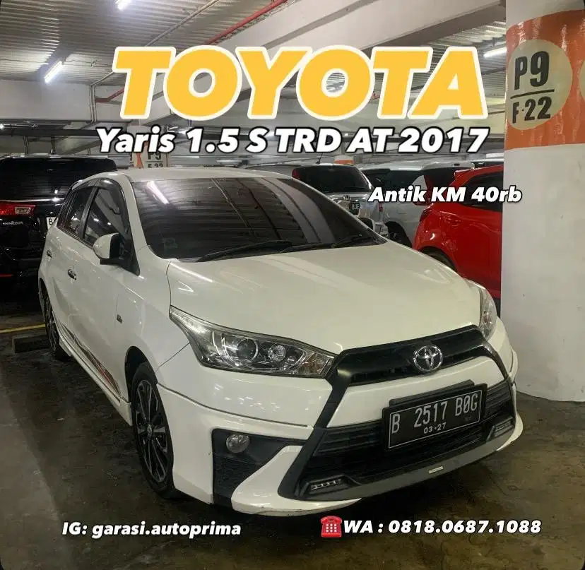 Yaris TRD AT 2017 antik km40rb