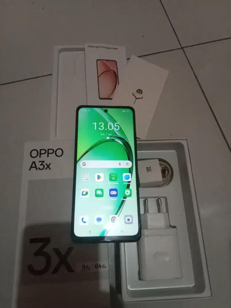 Oppo a3x ram 4+4/64 mulus lengkap