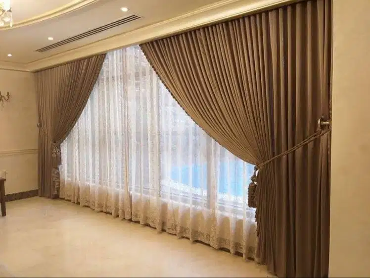 Menerima Gorden Blackout Pasang Skat Klinik Hordeng Gordyn Vitrase